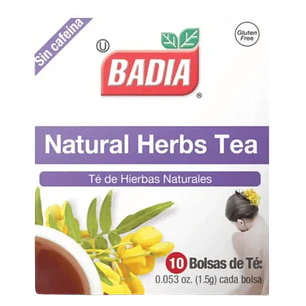 Té Badia de Hierbas Naturales 10 bolsas