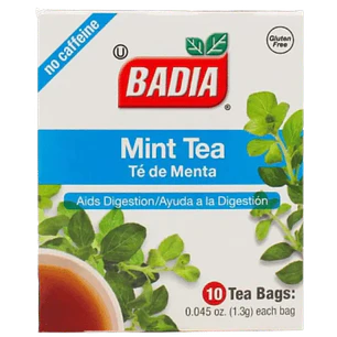Mint Tea 10 bolsas Té de Menta Badia
