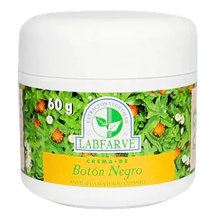 Crema de Boton Negro Antiinflamatorio Cutaneo 60 gr Labfarve