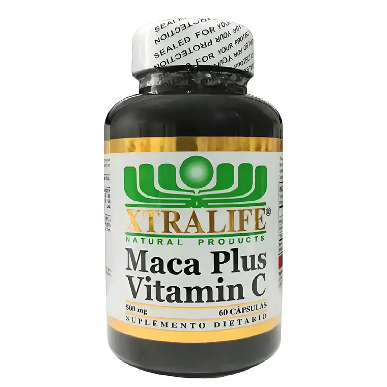 Maca Plus Vitamina C 60 Cápsulas Xtralife 1