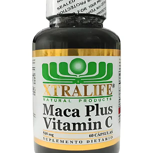 Maca Plus Vitamina C 60 Cápsulas Xtralife