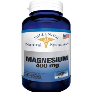 Magnesium 400 mg Natural Systems 100 Softgels