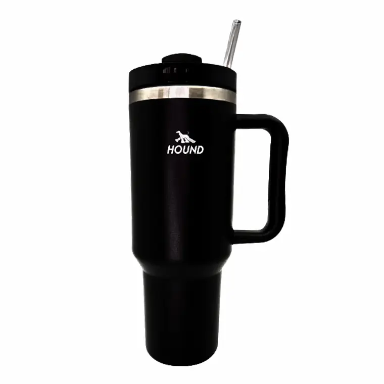 Termo en Acero Inoxidable Negro 40 oz Hound 1