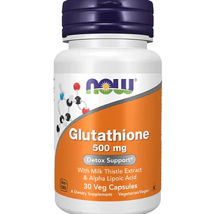 Glutathione Now 500 Mg 30 Cápsulas