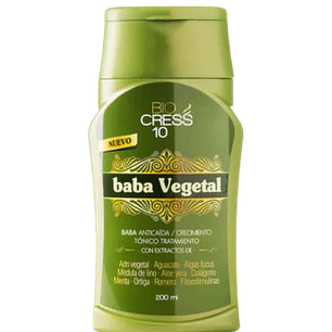 Baba Vegetal Tratamiento Anticaída 200 ml Bio Cress 10