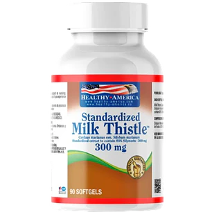 Milk Thistle 300 mg 90 Softgels Healthy America