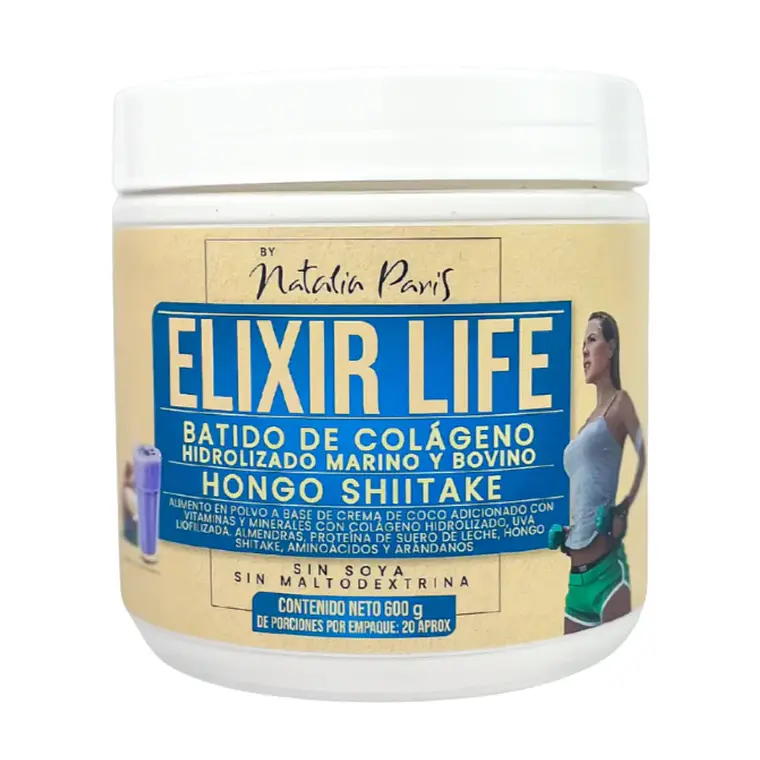 Elixir Life Batido de Colágeno hidrolizado 600 gr by Natalia Paris 1