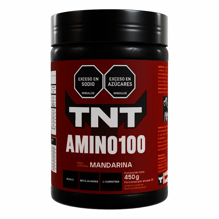 Amino 100 BCAAS Mandarina 450 gr TNT 1
