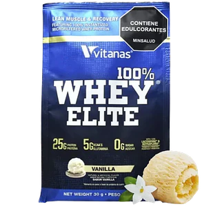 Whey Elite Vainilla Sobre 30 g Vitanas
