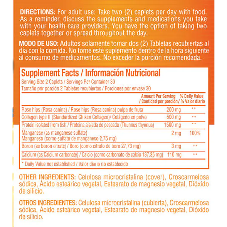 Hyaloxin 60 Caplets Healthy America 2