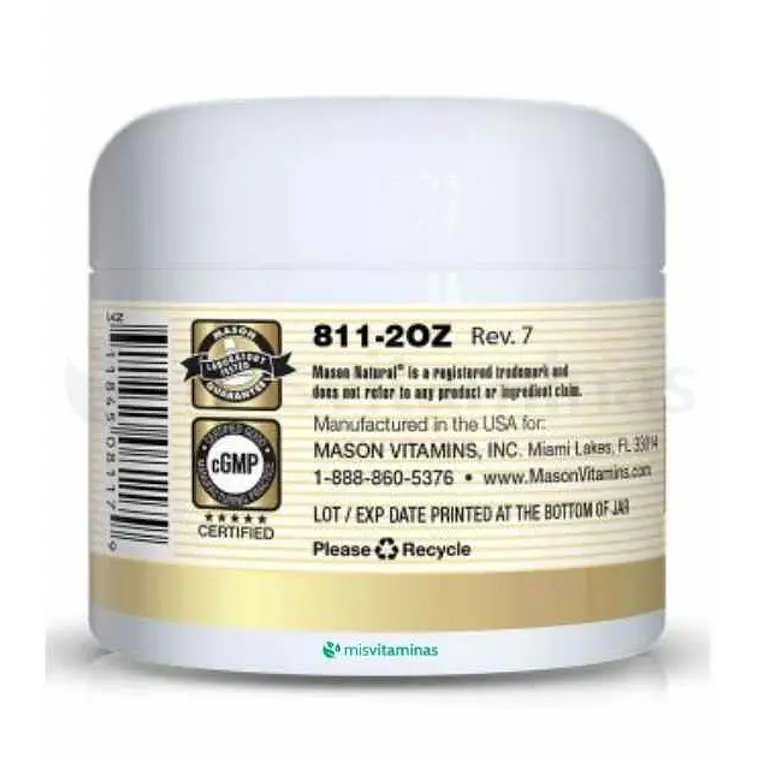 Crema de Colágeno Puro Premium 57 gr Mason Natural 2