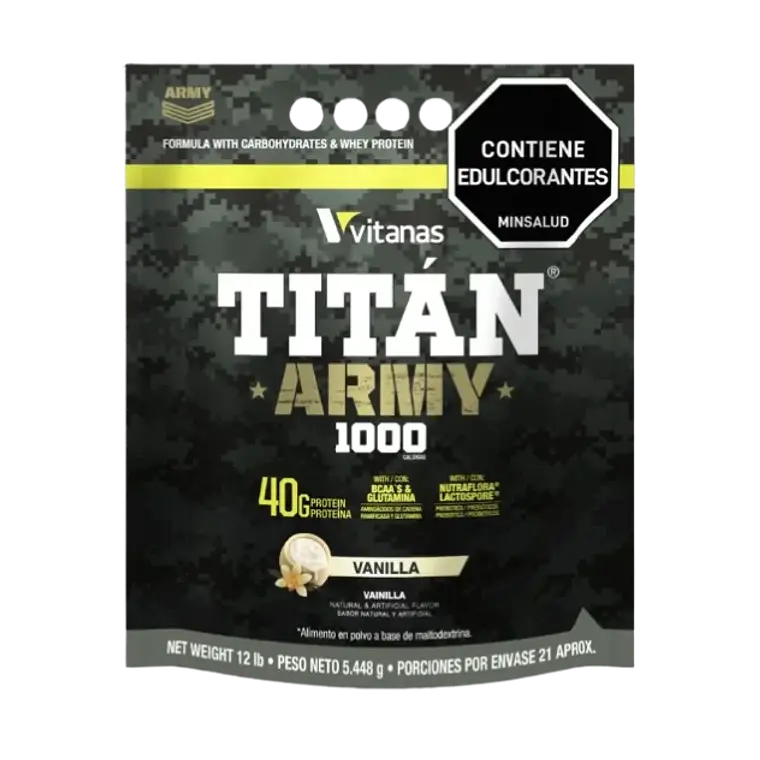 Titan Army 12 Libras Mass Gainer Vitanas 1