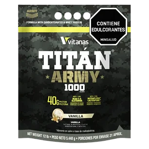 Titan Army 12 Libras Mass Gainer Vitanas