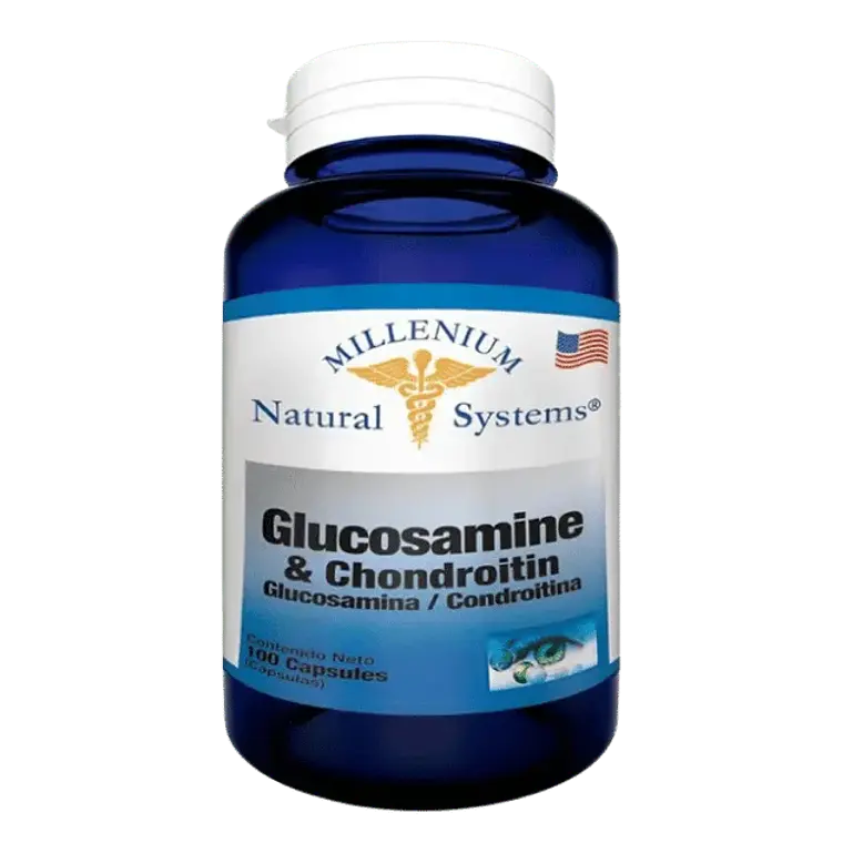 Glucosamina y Chondroitina 100 Cápsulas Natural Systems 1