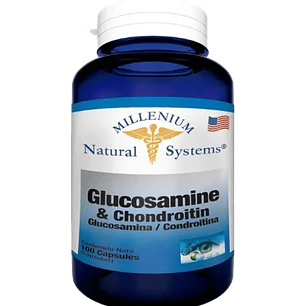 Glucosamina y Chondroitina 100 Cápsulas Natural Systems