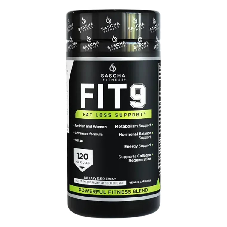 FIT 9 Fat Loss Support Sascha Fitness 120 Cápsulas 1