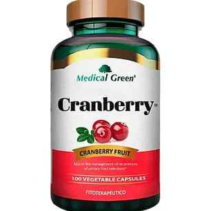Cranberry Fruit 100 Cápsulas Medical Green