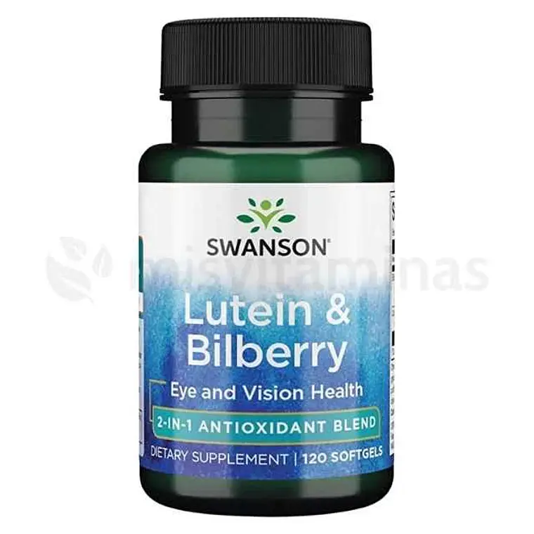 Lutein Bilberry Antioxidante Swanson 120 softgels 1