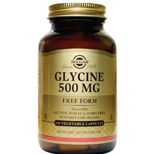 Glycine 500 mg 100 Capsulas Solgar