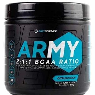 Army Bcaa Ratio Citrus Punch Proscience 540 gramos