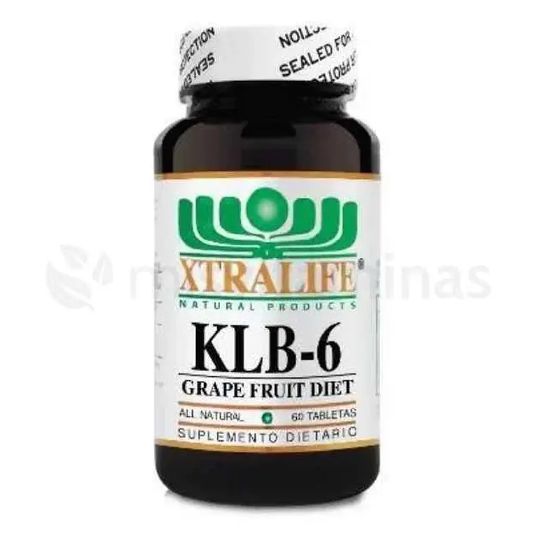 KLB-6 Grape Fruit 60 Tabletas Xtralife 1
