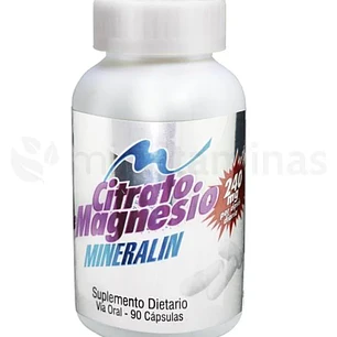 Citrato de Magnesio 90 Cápsulas Mineralin