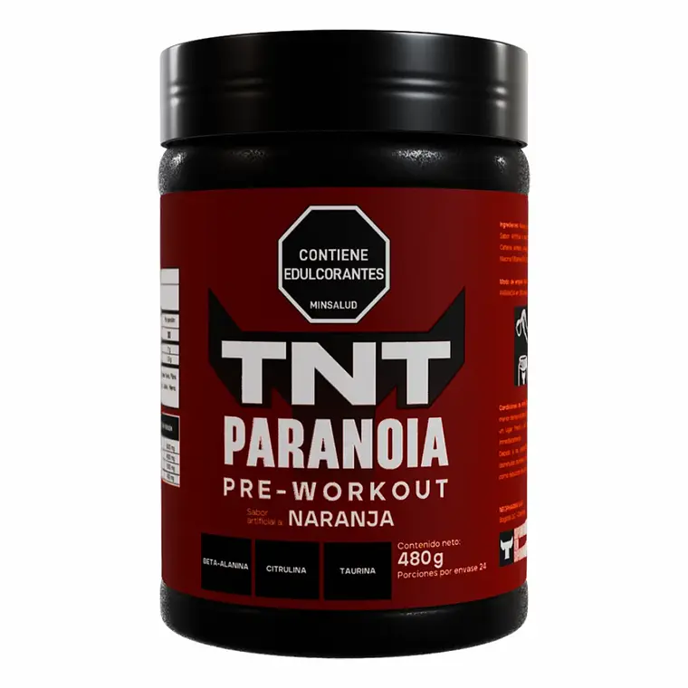 Paranoia Pre-Workout 480 gr TNT 1