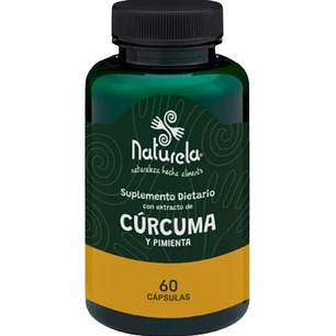 Cúrcuma y Pimienta Naturela 60 Cápsulas