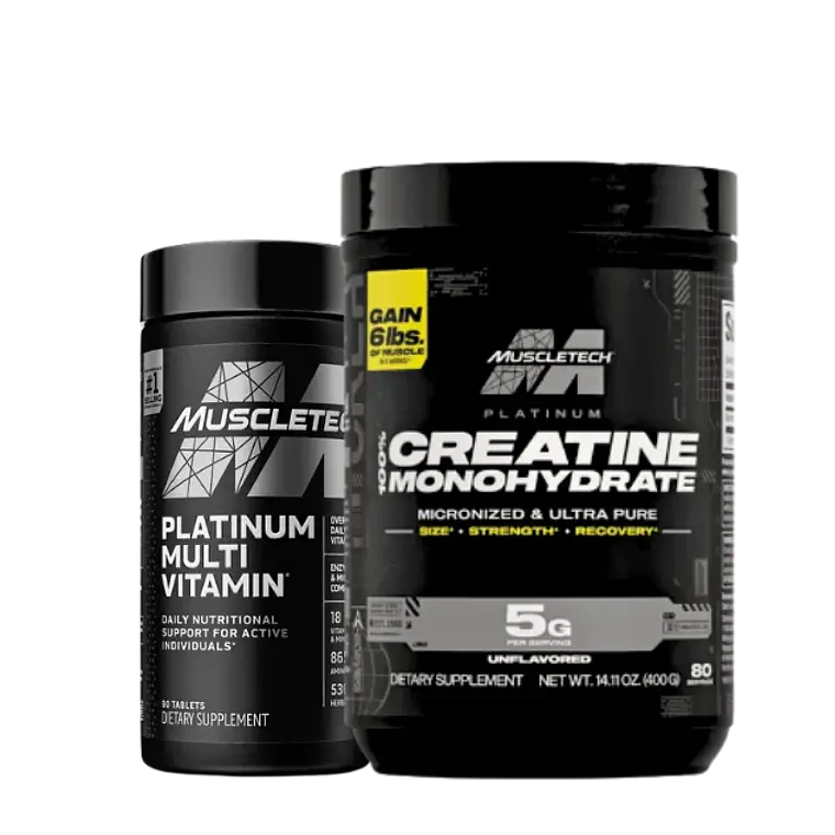 Combo Muscletech Creatina Platinum 400 g + Multivitamínico 1