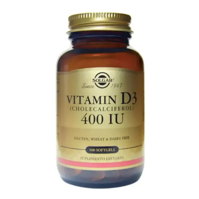 Vitamina D3 400 IU Solgar 1