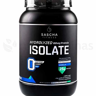 Sascha Whey Protein Isolate Vainilla 2.17 libras