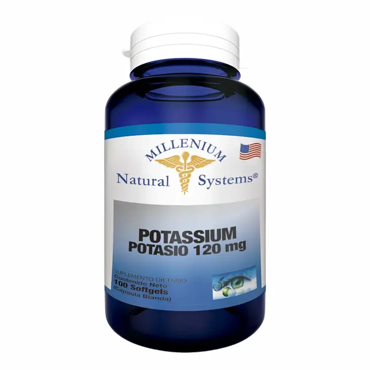 Potassium 120 mg 100 Softgels Natural Systems 1