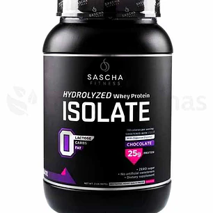 Sascha Whey Protein Isolate Chocolate 2.17 libras