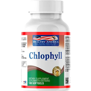 Clorofila Chlophyll 100 softgels Healthy America Cooper