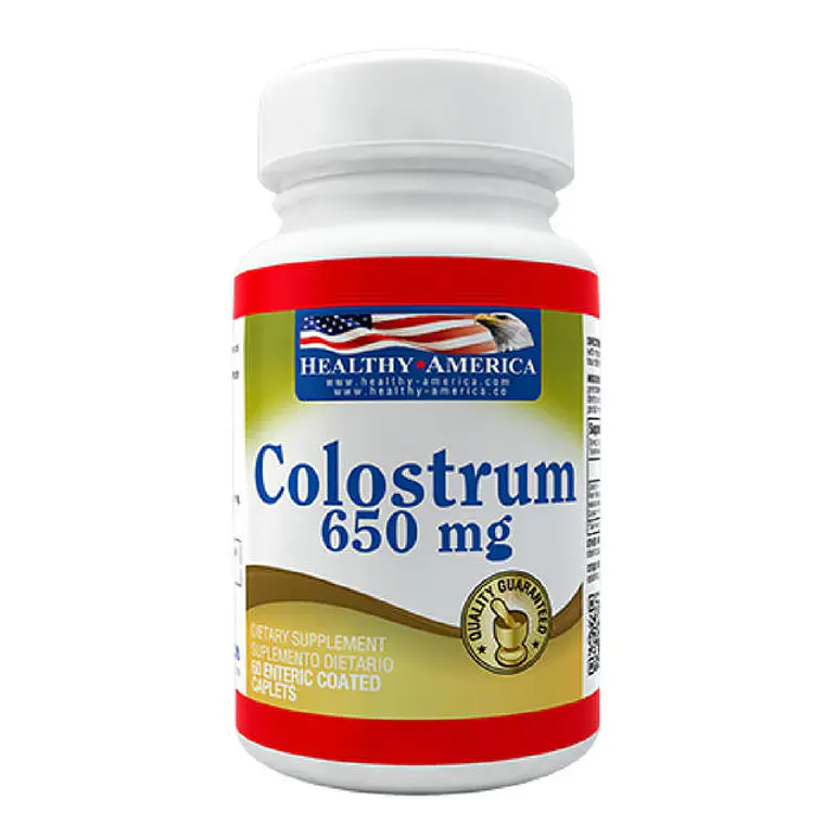 Colostrum 650 mg 60 tabletas Healthy America 1
