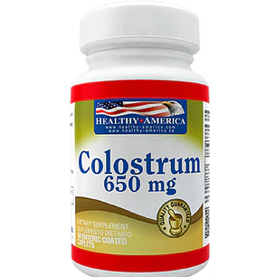 Colostrum 650 mg 60 tabletas Healthy America