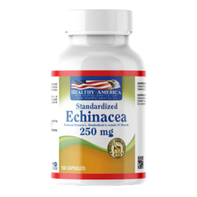 Echinacea 250 mg 100 capsulas Healthy America 1