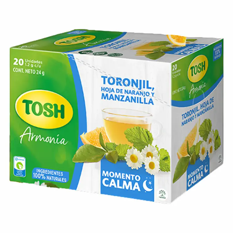 Infusión Aromática Momento Calma 20 Unidades Tosh 1