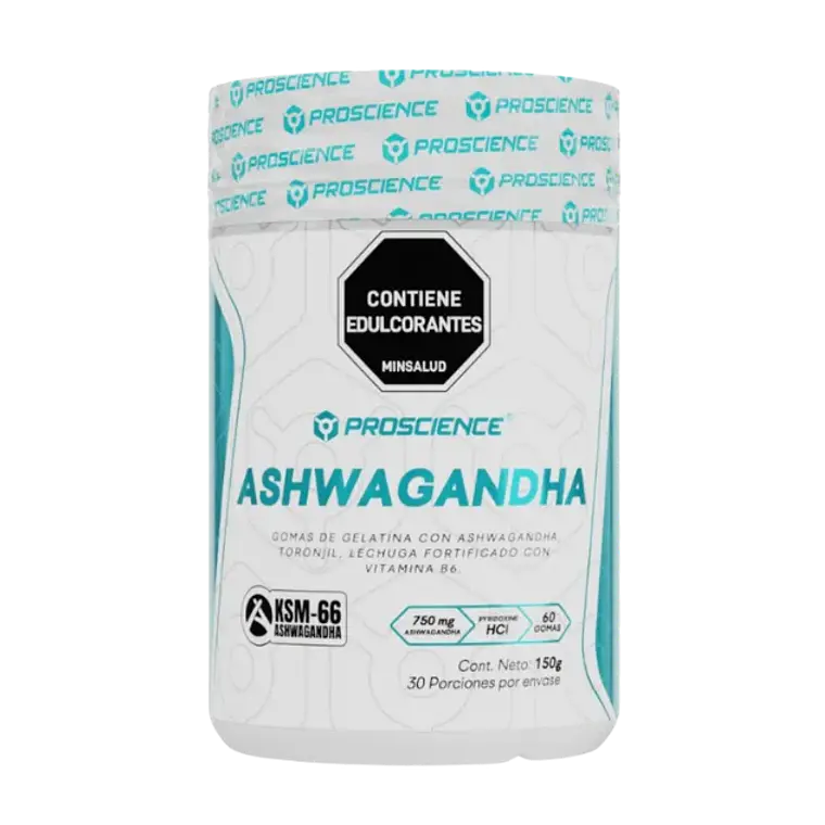 Ashwagandha KSM 66 Gomas 30 Porciones Proscience 1