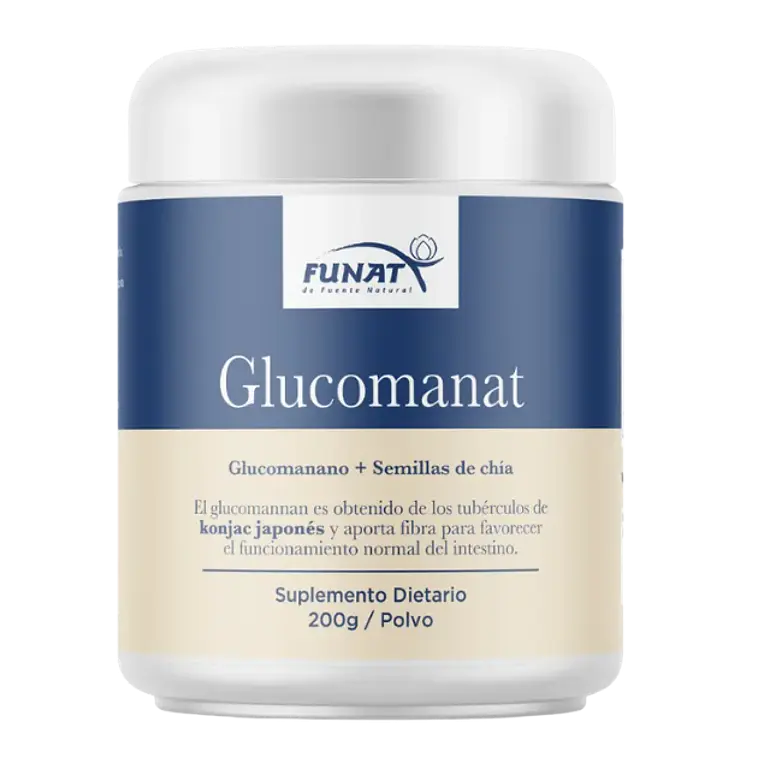 Glucomanat mas semillas de Chia Pote 200 gramos Funat 1