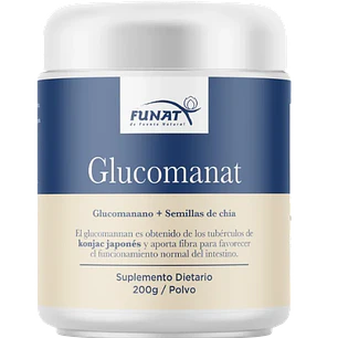 Glucomanat mas semillas de Chia Pote 200 gramos Funat