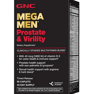 Mega Men Prostate and Virility 90 Caplets GNC