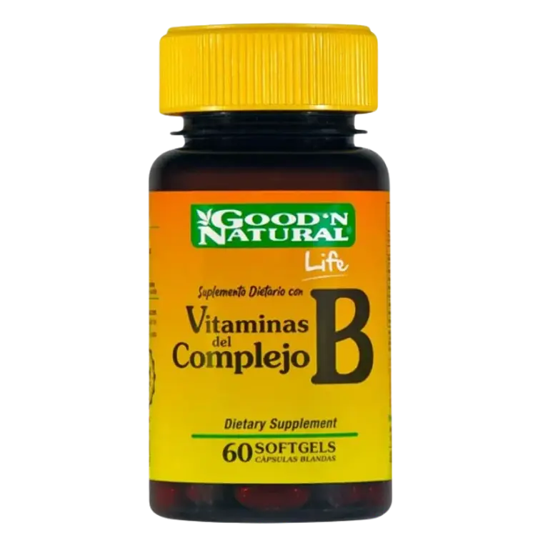 Vitaminas del Complejo B 60 Softgels Good´N Natural 1