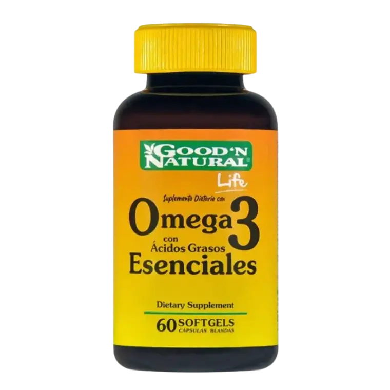 Omega 3 Acidos Grasos Esenciales 60 Softgels Good´N Natural 1