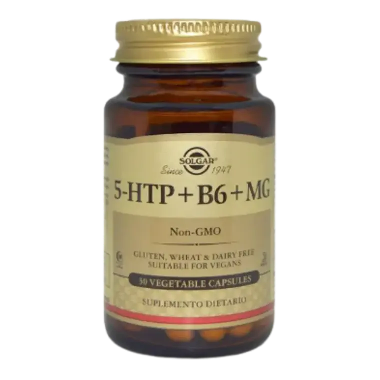 5 HTP + B6 + Magnesio 30 Cápsulas Solgar 1