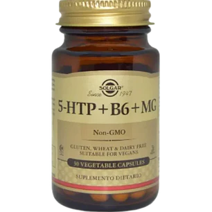 5 HTP + B6 + Magnesio 30 Cápsulas Solgar