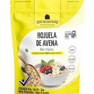 Hojuela de Avena Karavansay Libre de Gluten 454 gramos