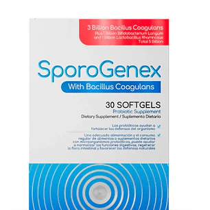 Sporogenex Probióticos 30 Softgels Healthy America