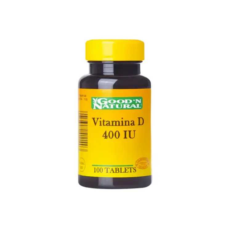 Vitamina D3 400 IU Good'N Natural 100 Tabletas 1