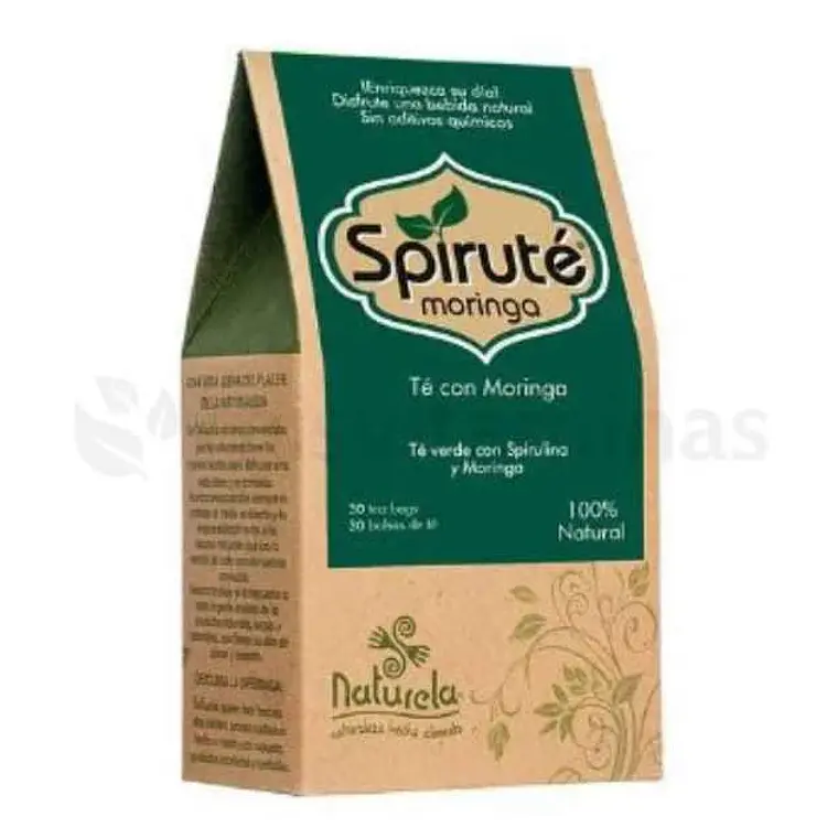 Spiruté Moringa Té 30 Tisanas Naturela 1